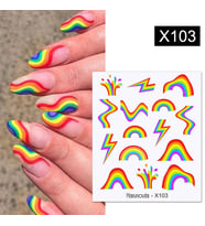 Su transferli nail art sticker X103 (53013-3)