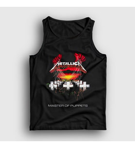 Presmono Unisex Siyah Master Of Puppets Metallica Atlet 67462tt