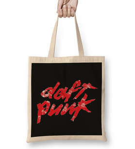 Daft Punk Punk Brushes Bez Çanta Uzun Saplı