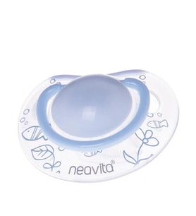 Neavita Ortodontik Emzik Desenli (0 Ay+) Mavi