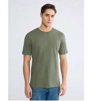 LCWAIKIKI Classic Haki Regular Fit İnce Kumaş Tişört /03