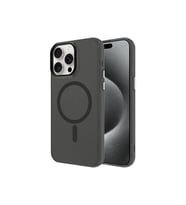 Apple iPhone 15 Pro Uyumlu Kılıf Zore M-safe Şarj Özellikli Buzlu Transparan C-Pro Sert Kapak