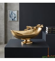 DOKU GOLD DEKORATİF GONDOL 45x20x17