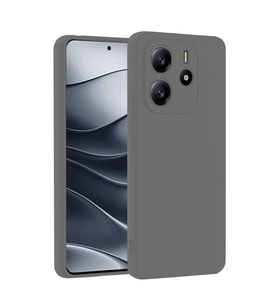 Xiaomi Redmi Note 14 4g Kılıf First Silikon - Gri