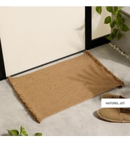 Ocean Home Textile Saçaklı Jüt Halat Kapı Önü Paspası 74 x 50 cm