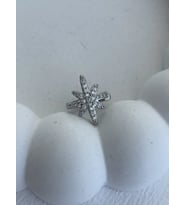 Özel Seri Zirkon Taşlı Yıldız Tasarım Gümüş Earcuff