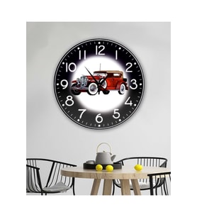 Bilge Tasarım Retro Duvar Saati 40 X 40 Cm (Karışık)