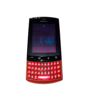 Nokia N303 Full Kasa Kapak Tuş Takımı Nokia N303 Uyumlu Kırmızı Renk Orta Kasa Ön Kapak Arka Kapak