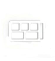 Plastport 46010113 Tabldot (self servis)-PC (polikarbon)-Kahvaltılık