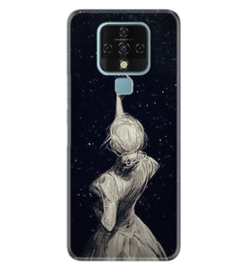 Tecno Camon 16 18P Pova Pova 3 Pova Neo Kılıf Desemli Silikon Star Woman 1332