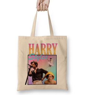 Harry Styles Retro Tee 01 Bez Çanta Uzun Saplı