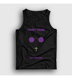 Presmono Unisex Siyah Crazy Train Ozzy Osbourne Atlet 39259tt