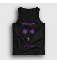 Presmono Unisex Siyah Crazy Train Ozzy Osbourne Atlet 39259tt