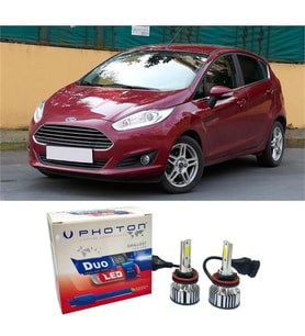 Ford Fiesta Mk6 Led Xenon Uzun Far Ampulü H1 Duo Yeni Seri Beyaz 2008-2017