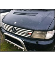Mercedes Vito W638 Krom Ön Panjur 10 prç. 1999-2004 P. Çelik