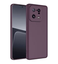 Coverzone Xiaomi 13 Pro ?le Uyumlu K?l?f Z-Mara Lansman Vieri Tam Koruma Arka Kapak Kamera Koruma �?k?nt?l? P�r�zs�z Y�zey Koyu Mor