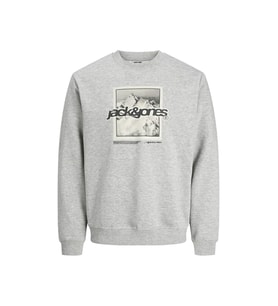 Jack & Jones Jcoflare Erkek Sweatshirt (Gri)