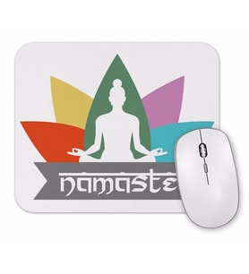 Namaste  Yoga Mouse Pad