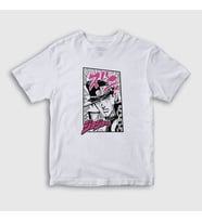 Presmono Unisex Çocuk Beyaz Jotaro Kujo Anime Jojo T-Shirt 321869tt