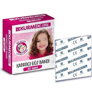 Kurmed Optik Çocuk Göz Pedi Kız 20 Adet