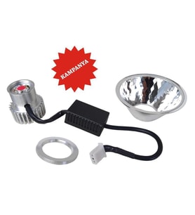 Far Ampülü Zenon Led (Floresan Parklı) Pembe Işık