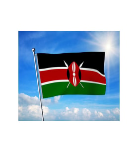 Kenya Devleti Bayrağı Premium Raşel Kumaş 70x105 cm