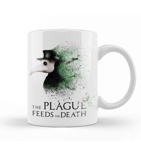 Plague Doctor The Plague Feeds The Death Kupa Bardak Porselen