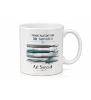 İsimli Neşter Desenli Cerrah Kupası Özel Tasarım Hediye Bardak