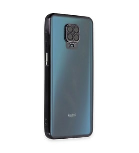 Xiaomi Redmi Note 9 Pro Kılıf Razer Lensli Silikon - Siyah