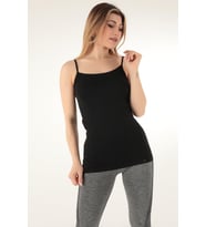 DoReMi Seamless Ayarlanabilir Askılı Atlet (Siyah)