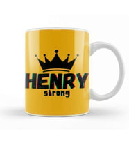 Henry Name Custom Design Gift Baby Gift For Him Kupa Bardak Porselen