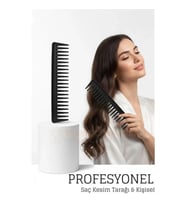 Mey İthalat® Kuaför Saç Kesim Tarağı - Profesyonel Berber Kesim Tarağı 722379