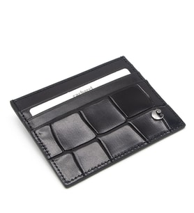 Cacharel Siyah B.Kroko Unisex Deri Kartlık 0244B7K