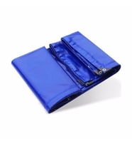 POLYESTER BRANDA 3X12 METRE KAPSÜLLÜ 550 GR/M² PVC TENTE VE TIR BRANDASI (Mavi)