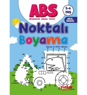 ABS 5-6 Yaş Noktalı Boyama