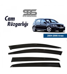 Cam Rüzgarlığı Volkswagen Golf 5 2004-2008 Mügen Tip Piano Black