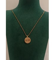 Monalisa Home Lüks Gold Renk Figürlü Gösterişli Kolye