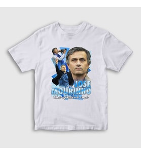 Presmono Unisex Çocuk Beyaz The Special One Jose Mourinho T-Shirt 429809tt