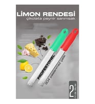 Limon Rendesi - Uzun Peynir Çikolata Sarımsak Rendesi 2 Li Set 721979
