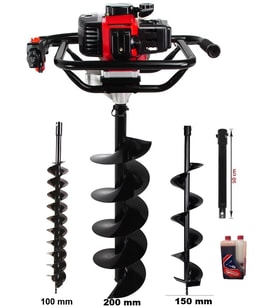 Gardenpro TKDZ-03/52 Toprak Burgu Makinası Set-1 agromakine