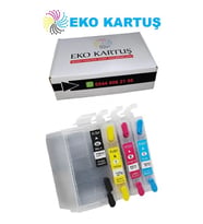Eko Kartuş Epson Workforce WF-7715DWF (T2711-T2712-T2713-T2714) Takım Muadil Kartuş