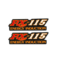 YAMAHA RX115 UYUMLU DAMLA STICKER SET 002
