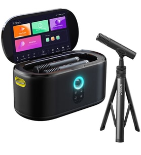 Ikarao Partybox Mikrofon Standlı Shell S1 280W Karaoke Bluetooth Hoparlör Seti-TYS125MIC