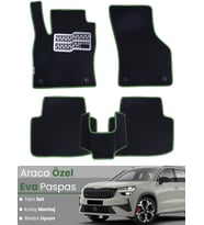 SKODA KODİAQ (2024-2025) Uyumlu EVA Paspas Tam Set–Oto Paspas,Araca Özel,Kolay Montaj