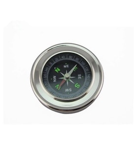 Northcity Yuvarlak Metal Kasa Dayanıklı Pusula 60mm - Kıble Bulucu, Yön Tayin & Harita Nişan Cihazı