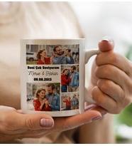 BK Gift Kişiye Özel Mesajlı ve Fotoğraflı Beyaz Kupa Bardak, Arkadaşa Hediye, Sevgiliye Hediye