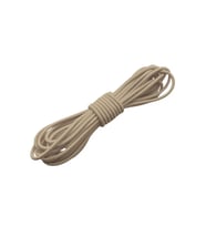 Bej Renk 5 Metre 2 mm Yuvarlak Lastik