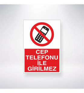 Cep Telefonu İle Girilmez