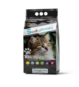 Bentysandy Naturel Kokusuz İnce Kedi Bentonit Kumu 10 Lt