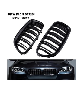 Bm w 5 Serisi F10 M4 Ön Panjur Böbrek Izgara Çift Çizgi Piano Black 2009-2017 Arası